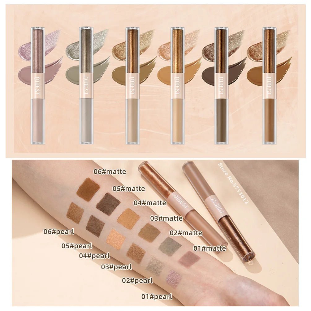 2 - in - 1 Pearly Matte Eyeshadow Stick - Versatile & Long - Lasting - The Girly Things