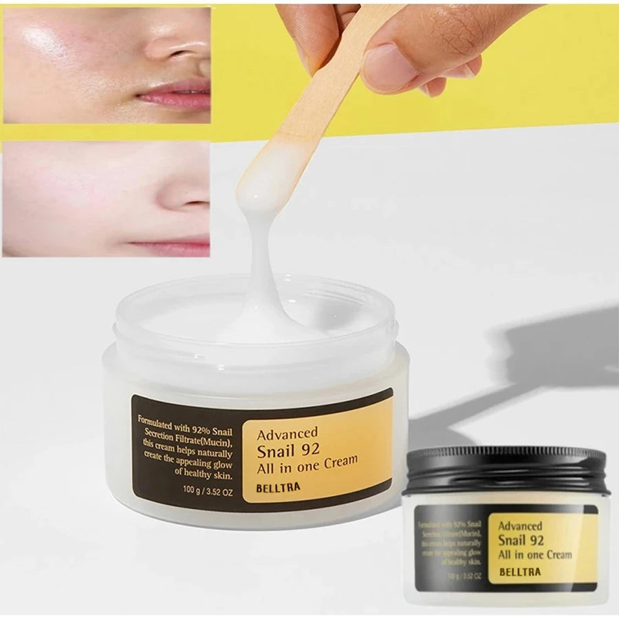 Advanced Snail Mucin 92% Snail Anti-Aging Repair Cream Skin Barrier Improvement Nourishing Cream Korean Skin Care Facial Cream