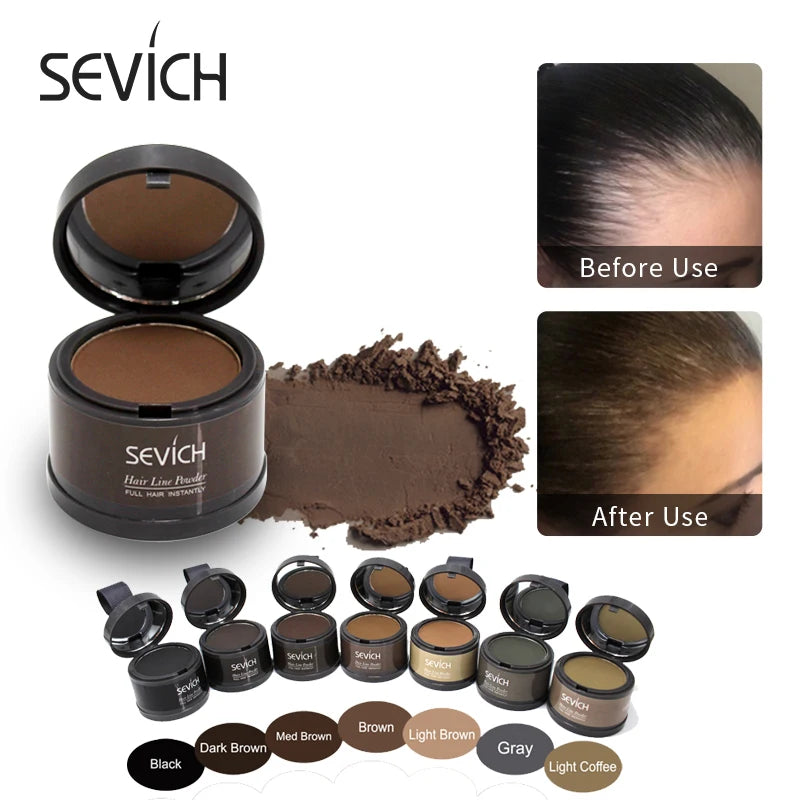 Sevich Hairline Magic Powder for Covering Roots, Thinning and Boosting Volume in Seconds - Haircare