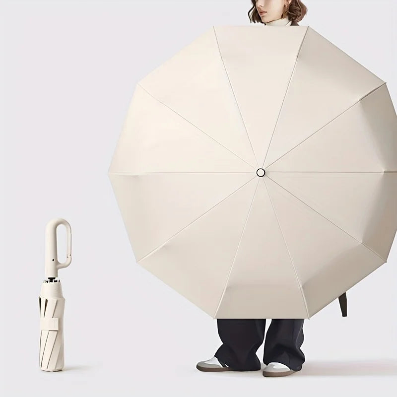 Windproof Automatic Umbrella - Reinforced, Large Handle