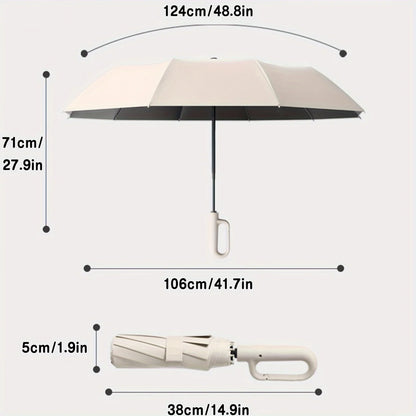 Windproof Automatic Umbrella - Reinforced, Large Handle