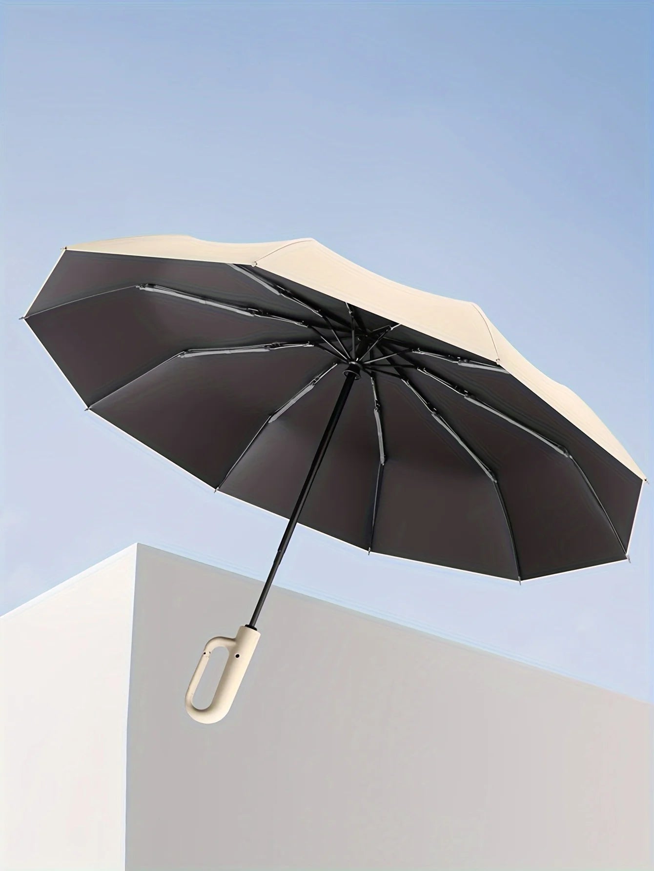 Windproof Automatic Umbrella - Reinforced, Large Handle