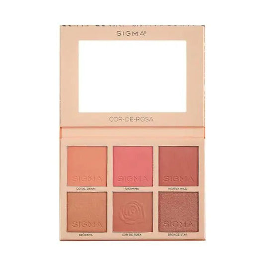 Cor - De - Rosa Blush Palette Makeup Matte Powder - The Girly Things