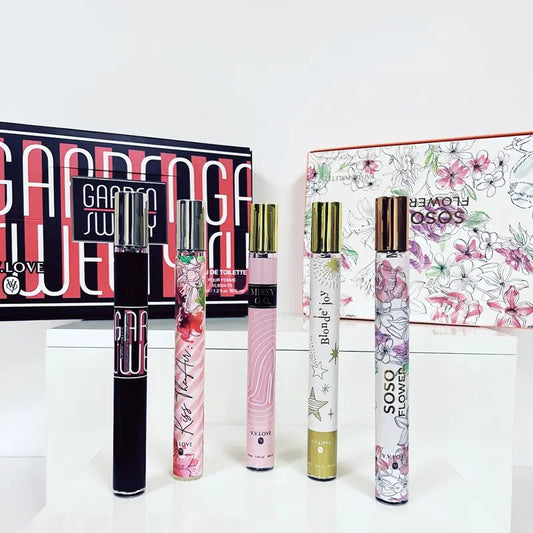 Elegant Long - Lasting Fragrance Perfume 5 Pcs Set - The Girly Things