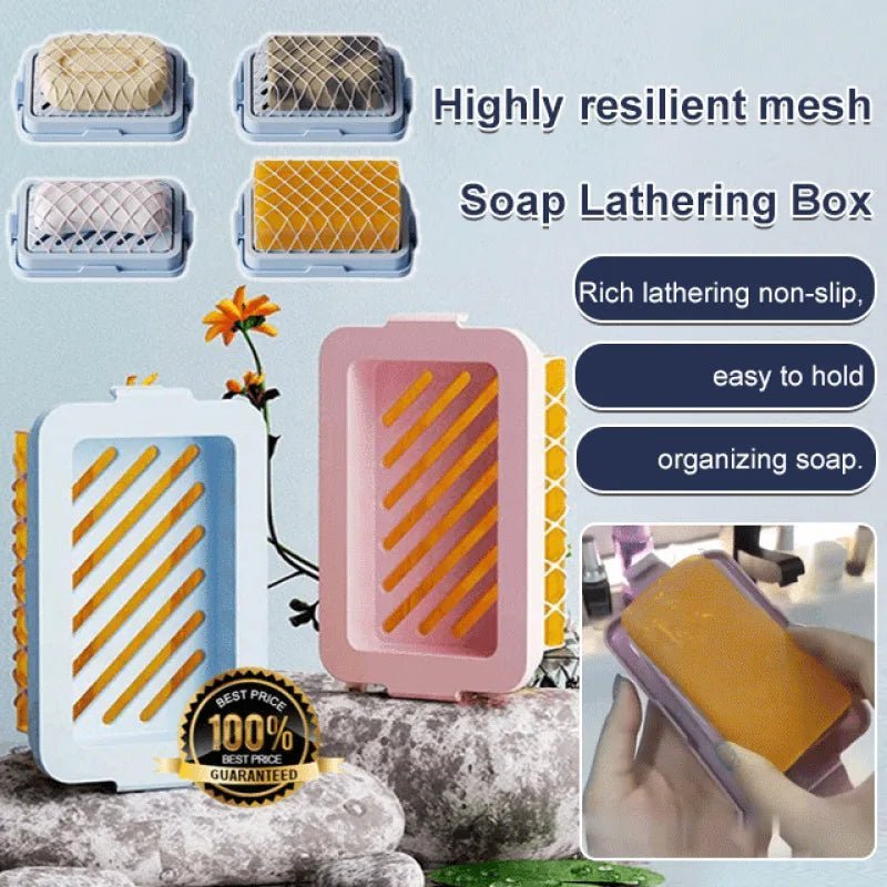 High Elasticity Mesh Soap Lather Box - Easy Lathering & Long - Lasting Soap - The Girly Things