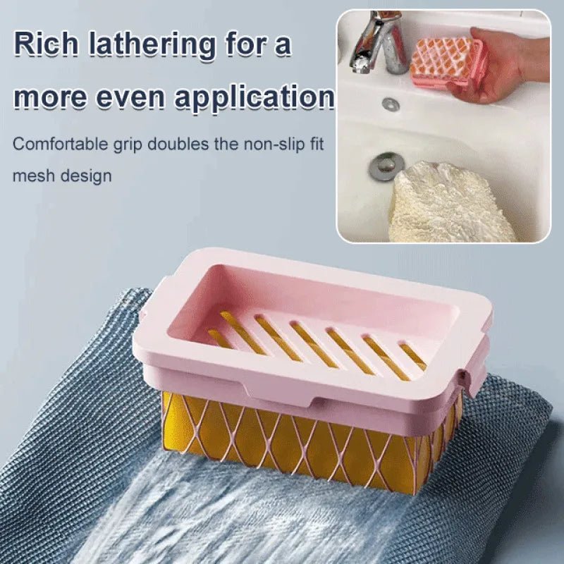 High Elasticity Mesh Soap Lather Box - Easy Lathering & Long - Lasting Soap - The Girly Things