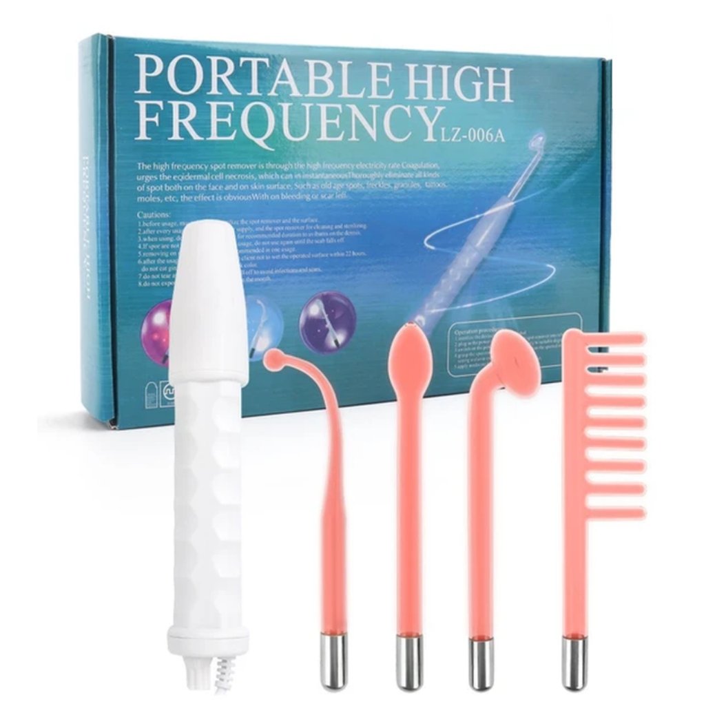 High Frequency Facial Wand for Skin Therapy & Acne Treatment - The Girly Things