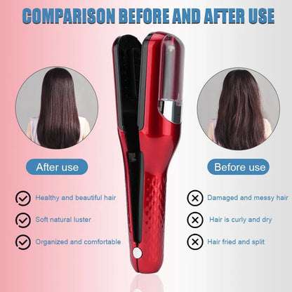 Rechargeable Cordless Split Hair Trimmer, Hair Split Ends Trimmer, Remover Damaged Hair, Repair Hair Care Treatment - The Girly Things